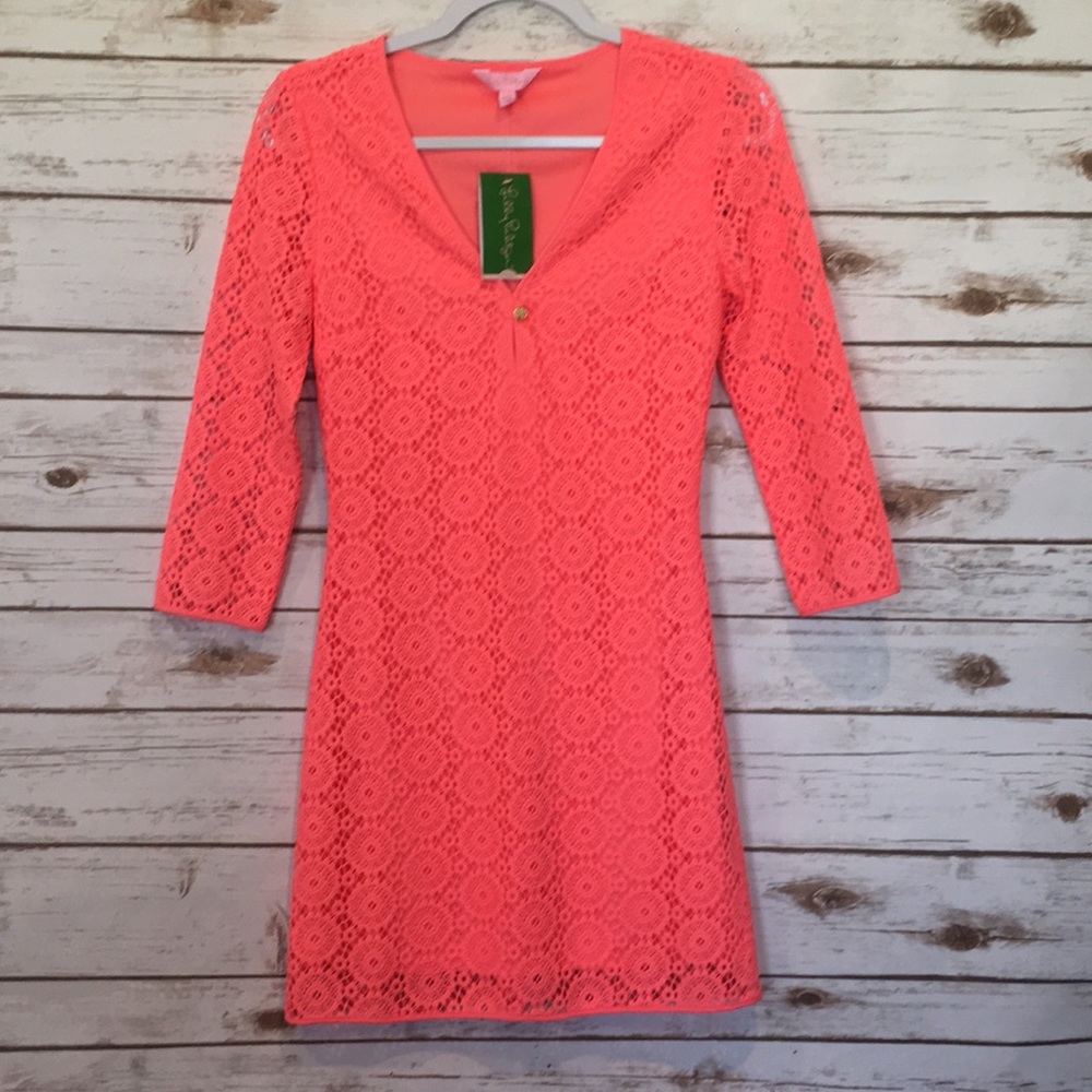 Lilly Pulitzer Lamora Dress XS Pucker Pink